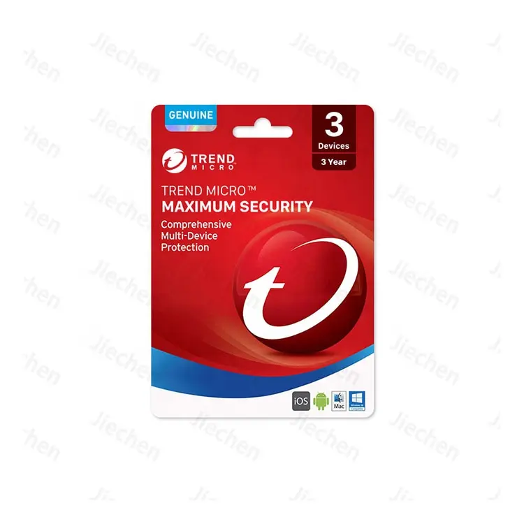 Trend Micro Máxima seguridad 3 años 3 dispositivos Antivirus Internet Security Software Sitio web Activar