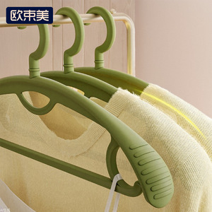 Wide Shoulder <b>Hanger</b> Non-Slip Coat <b>Hanger</b> For Clothes Storage Rectangle Shape Hook Type Clothing Organizer - Product Image 1