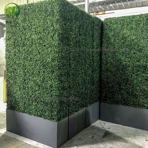 กำแพงไม้เนื้อแข็งเทียมแบบถอดออกได้ผนังแนวตั้งสีเขียวผนังกลางแจ้งความเป็นส่วนตัวพื้นหลังหญ้าปลอมสีเขียวเขียวขจี - Product Image 4