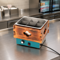 Machine de cuisson électrique Oden à 9 grilles en acier inoxydable, prix d'usine de gros, pour stand de rue et magasin de proximité