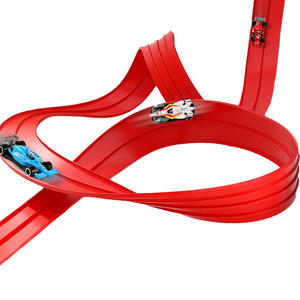 Pista de Carreras de Coches Antigravedad Flexible de 4-5 Metros para Niños, Juguete Educativo de Plástico para Interior, Regalo de Cumpleaños para Niños - Product Image 1