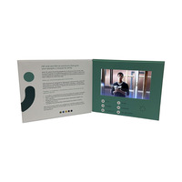 Digital Personnaliser Prix de gros 7 pouces Business Invitation Lcd Video Brochure Card