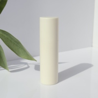 Tube correcteur en plastique beige personnalisable Conteneur de bâton de fond de teint vide Tube pivotant pour contour du corps