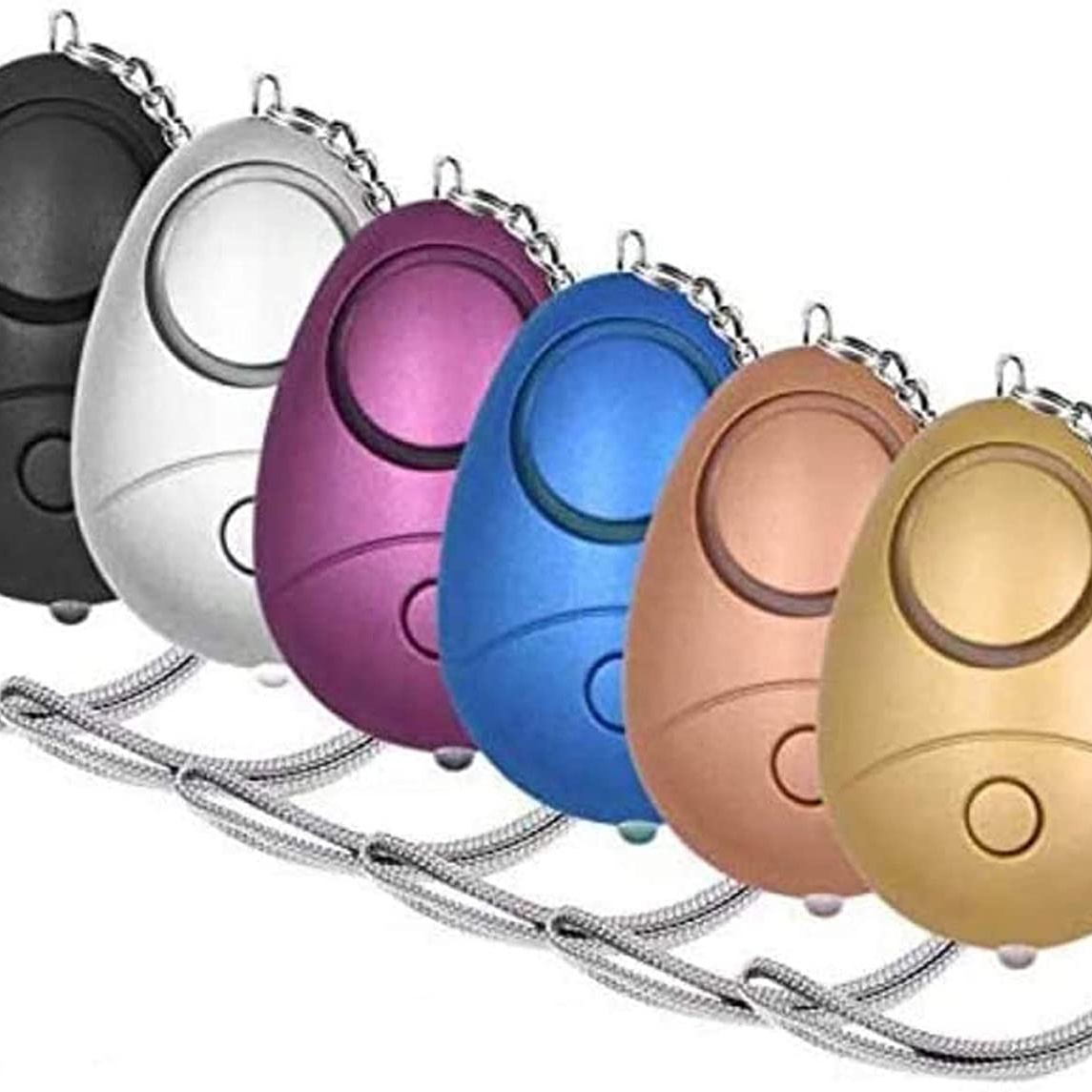 Safe Sound Personal Alarm Personal Security Alarm Keychain with LED Lights Emergency Safety Alarm for Women Men Children Elderly