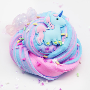 Kit de slime coloré en argile PVA, slime beurre, slime pailleté licorne pour enfants - Product Image 1