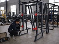 MRD Smith Machine Squat Rack, Machine à Squat, Rack de Musculation, Rack à Barres, Équipement de Fitness