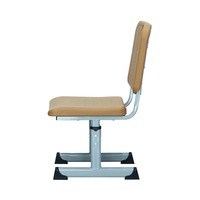 Chaise en plastique portable réglable en hauteur, siège en PP durable, chaise d'étudiant