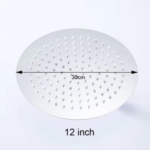 Pommeau <span class=keywords><strong>de</strong></span> douche carré ultra-plat à noyau céramique en acier inoxydable, disponible en tailles <span class=keywords><strong>de</strong></span> 8 à 16 pouces, avec jet extractible pour salles <span class=keywords><strong>de</strong></span> bain d'hôpitaux et d'hôtels - Product Image 4