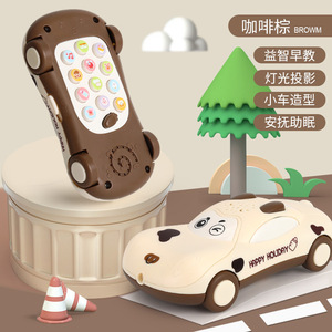 Teléfono Móvil Educativo para Niños, Lindo Coche de Dibujos Animados con Música, Juguetes de Aprendizaje para Bebés, Coche de Granjero de Dibujos Animados - Product Image 5