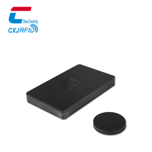 Hoogwaardige op maat gemaakte UV-spot-/zijdedruk of blanco NFC matte zwarte visitekaartjes - Product Image 5