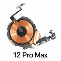 Câble flexible NFC à bobine pour recharge sans fil pour 12 Pro Max avec boutons d'alimentation/volume et flash LED (conception en barre)