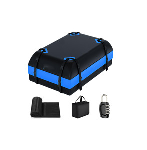 15 Cubic Foot Waterproof Roof Bag - Fits All Cars With Or Without Roof Rack