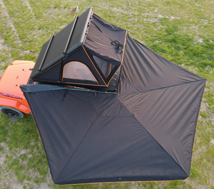 เต็นท์บนหลังคารถอลูมิเนียมอัลลอยด์แบบ2คนพับได้แบบอัตโนมัติเต็มรูปแบบ - Product Image 1