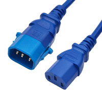 Câble d'alimentation verrouillable homologué UL IEC 320 C13 à C14 18AWG pour PDU GPU Serveur Rack - HENG-WELL