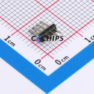 PZ1.27-UP1D-4A Pin Header Through hole Component (THT),P=1.27mm Connector 1x4P 1.27mm Pin Header Through Hole - Product Image 2