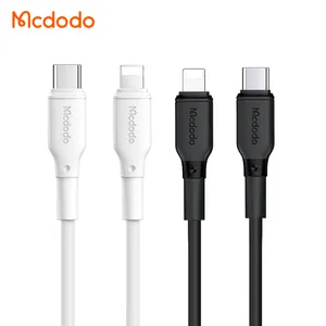 Mcdodo TPE runde klassische Qualität 29 W 27 W 20 W Schnellladung Datenkabel Typ C zu Light'ing PD-Ladekabel für iPhone 11 12