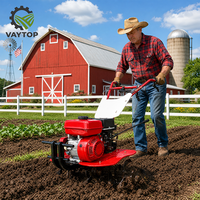 Cultivador Rotatorio Manual a Gasolina de 4kw OEM para Productividad, con Arado de Zanjas y Desmalezadora para Trabajos Agrícolas en Invernaderos de Hortalizas
