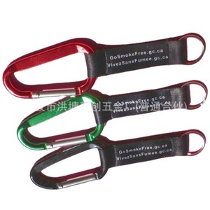 D Type Webbing Carabiner Metal Outdoor Backpack Keychain <b>Hook</b> Water Bottle <b>Clip</b> - Product Image 1