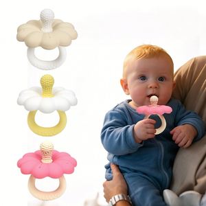Sucette en silicone personnalisée avec logo, sans BPA, de qualité alimentaire, jouet de dentition pour bébés et tout-petits, vente en gros - Product Image 1
