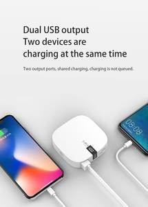 Mini Power Bank 10000 mAh <span class=keywords><strong>Batterie</strong></span> <span class=keywords><strong>Externe</strong></span> Portable 10000 mAh Logo Personnalisé <span class=keywords><strong>Batterie</strong></span> Li-polymère Micro USB ABS 10W Conforme RoHS - Product Image 6