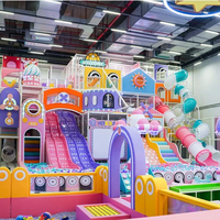 Peralatan bermain anak-anak Macaroon kustom permainan labirin peralatan main dalam ruangan lembut peralatan bermain anak dalam ruangan besar