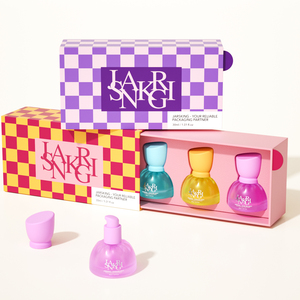 Botella de 30 ml con Bomba para Base de Maquillaje, Acabado Esmerilado Personalizado Macron y Caja de Regalo - Product Image 1