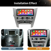 Lecteur multimédia vidéo pour voiture Android 14 Carplay pour Subaru Legacy Outback 2009~2014, navigation GPS, écran tactile avec 4G WIFI RDS