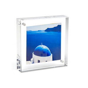 Mini bảng vuông trang trí nội thất miễn phí-đứng rõ ràng Acrylic khối 2x2 ảnh khung hình - Product Image 1