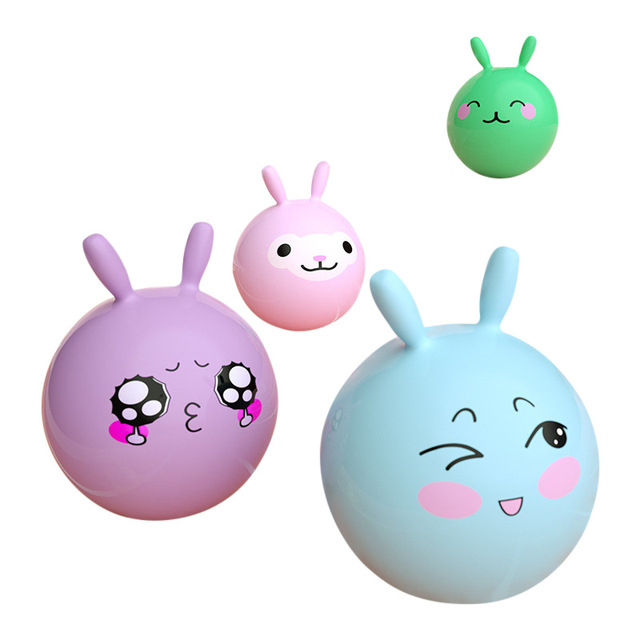 POWER Large Size Thickened Sheep Horn Ball Inflatable Bouncing Jumping Ball Children's Toys Kindergarten Sports Equipment
