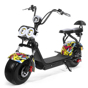 Monopatín Eléctrico Minions, Coche Eléctrico Harley con Batería de Litio, Neumático Ancho Individual, Coche con Batería y Rueda Grande - Product Image 4