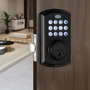 디지털 키패드 암호 도어 잠금 와이파이 Tuya App 스마트 도어 잠금 Deadbolt 장붓 구멍 실린더 스마트 도어 잠금 - Product Image 2