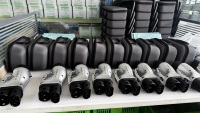 Adaptador de Carga Rápida CC de 1000V 400A Gbt a Ccs2, Conector de Carga Rápida de Alta Corriente a Prueba de Agua para Vehículos de Nueva Energía