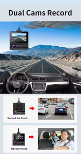 <span class=keywords><strong>Pantalla</strong></span> táctil <span class=keywords><strong>de</strong></span> 3,0 pulgadas <span class=keywords><strong>Android</strong></span> 10 OS Dual Cams 1080P 4G LTE Dash Cam con GPS ADAS - Product Image 4