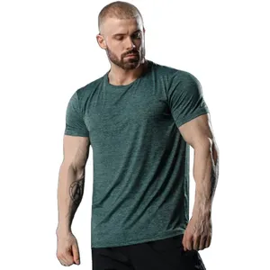 MAX fitness gym kleidung t shirts für männer baumwolle elasthan sportswear herren t shirt