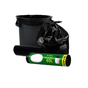Sacs poubelles robustes conçus pour un stockage sécurisé, une manipulation facile et une élimination facile des déchets domestiques et industriels quotidiens. - Product Image 1
