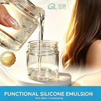 Micro-émulsion de silicone brevetée Amodimethicone Trideceth 12 Laureth 3, agent de coiffage pour coloration capillaire, matière première chimique liquide pH