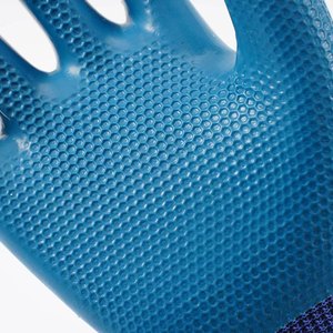 Wear Resistant Labor Protection Latex Embossed Waterproof <strong>Cream</strong> Non-slip Multi-color Work Safety <strong>Gloves</strong> for Construction Workers - Product Image 2