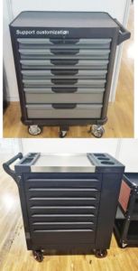 Boîte à outils de réparation automobile 7 tiroirs et <span class=keywords><strong>casier</strong></span> chariot <span class=keywords><strong>atelier</strong></span> armoire à roulettes Garage chariot à outils roulant coffre à outils pour ateliers - Product Image 2