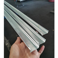 Perfil de Techo Galvanizado Ligero 35x12mm 4000mm, Quilla Tipo Serpiente para Material de Construcción de Techos en Tailandia