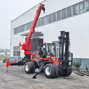 オフロードフォークリフト<span class=keywords><strong>3</strong></span>トン容量4WDディーゼルエンジンマスト油圧システムタイヤリモコン - Product Image 5