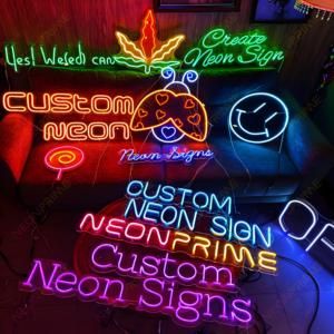 Cailemeng Custom Neon Sign Perfect Proposal & Party Decor Personalized Gift Home Wall Art Bedroom Neon Light - Product Image 1