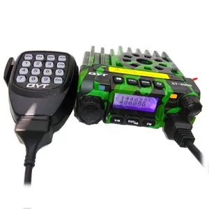 Écran couleur Camouflage QYT KT-8900D Mini voiture talkie-walkie 25W libre de régler 2 bandes UHF/VHF petite paume radios mobiles