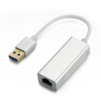 Adaptador Ethernet 2 en 1 de 1000Mbps USB 3,0 tipo C a RJ45 adaptador de tarjeta de red con cable 1G adaptador Ethernet de alta velocidad para ordenador portátil