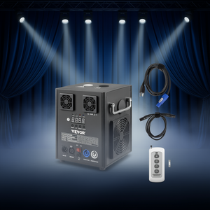 Máquina de efectos de iluminación escénica Vevor de 500W con control remoto inalámbrico DMX para bodas, musicales y espectáculos de DJ - Product Image 2