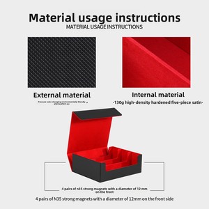 Boîte de rangement pour cartes à collectionner en plastique à grande capacité, 3 niveaux, haute résistance, vente en gros d'usine - Product Image 4