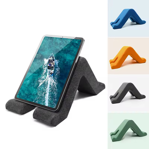 Support <span class=keywords><strong>de</strong></span> tablette en forme d'oreiller pour une lecture confortable, support multi-angles pour tablettes, téléphones et livres, design antidérapant - Product Image 1