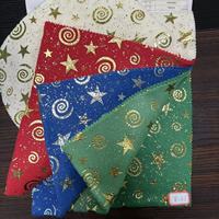 Polar Fleece Stoff Schnelltrocknend Doppelseitig Gebondet Dehnbar Gestrickt für Röcke Sofa Weihnachten