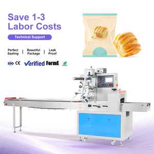 Máquina Empacadora de Pan Tostado Semiautomática, Máquina de Envasado de Flujo para Pequeñas Empresas - Product Image 1