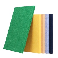 Panneaux acoustiques en PET 100% recyclé, panneaux acoustiques muraux en polyester écologiques, panneaux acoustiques en PET simples