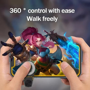 1 pièce Manette de jeu externe portable pour téléphone portable X1 pour iPhone Android <span class=keywords><strong>LOL</strong></span> PUBG Gaming - Product Image 4